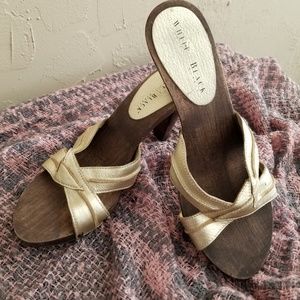 White House Black Market clogs